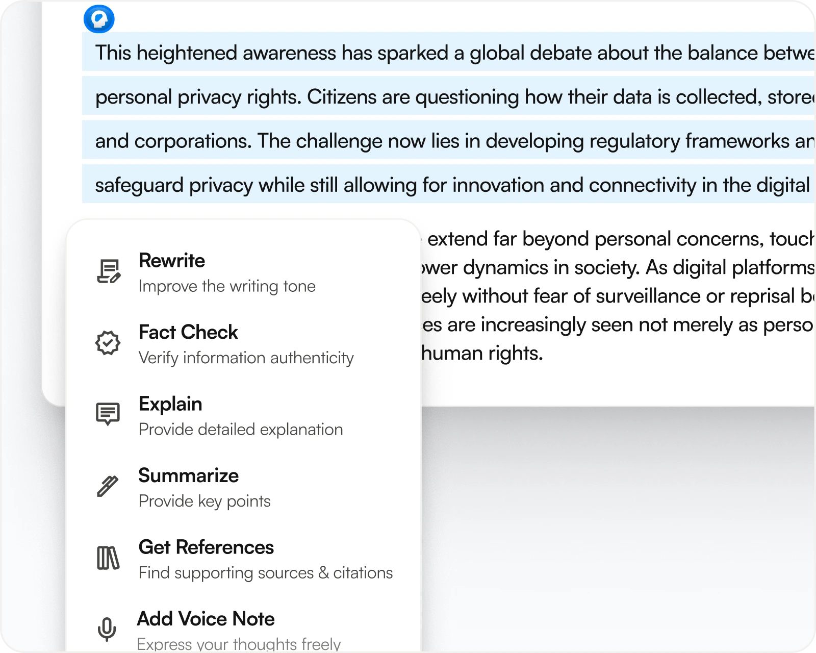 AI-Powered Drafting That SOunds Like You