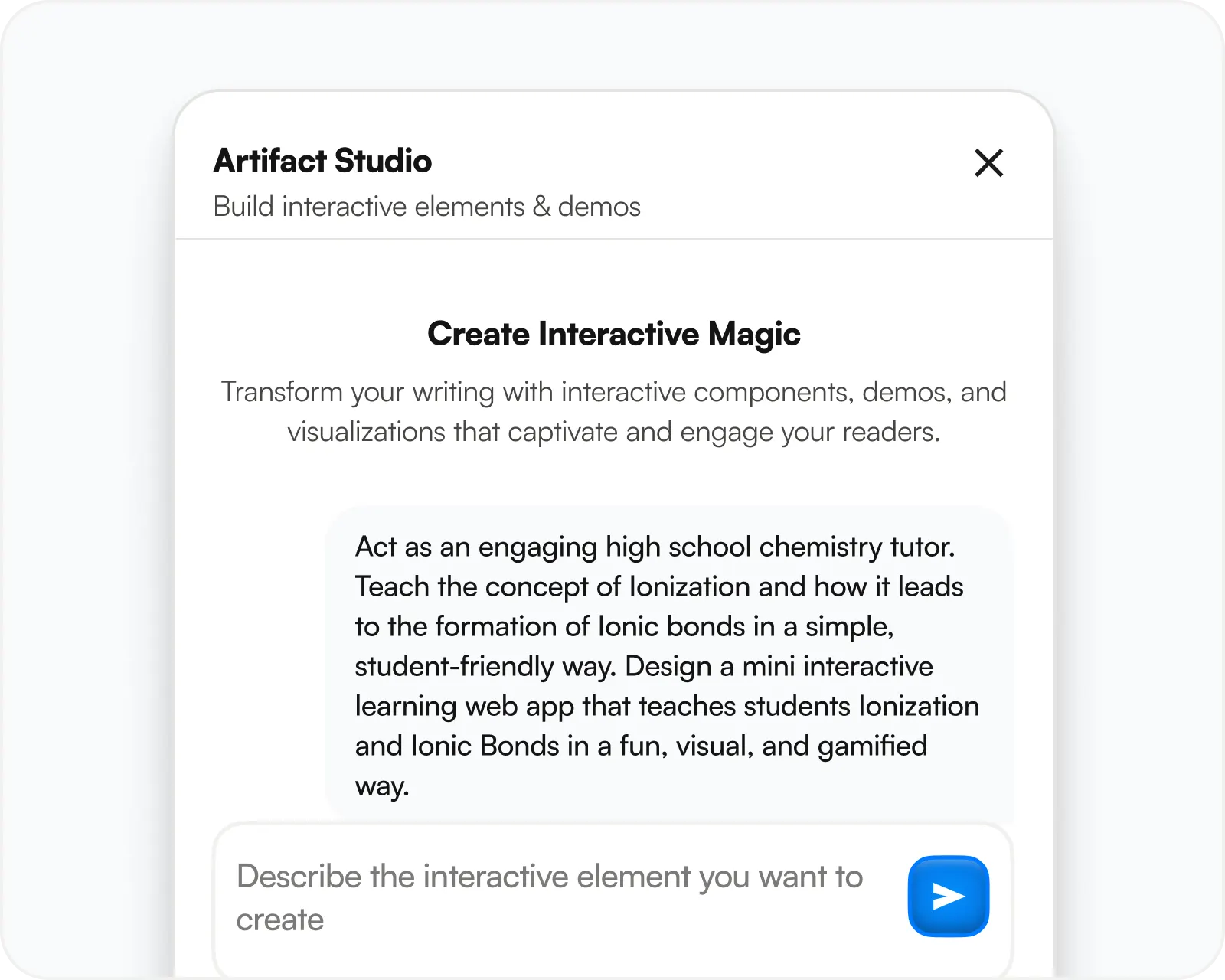 Interactive layers for engagement