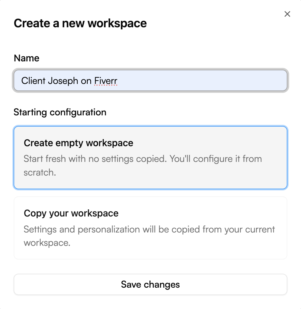 MODULAR WORKSPACES